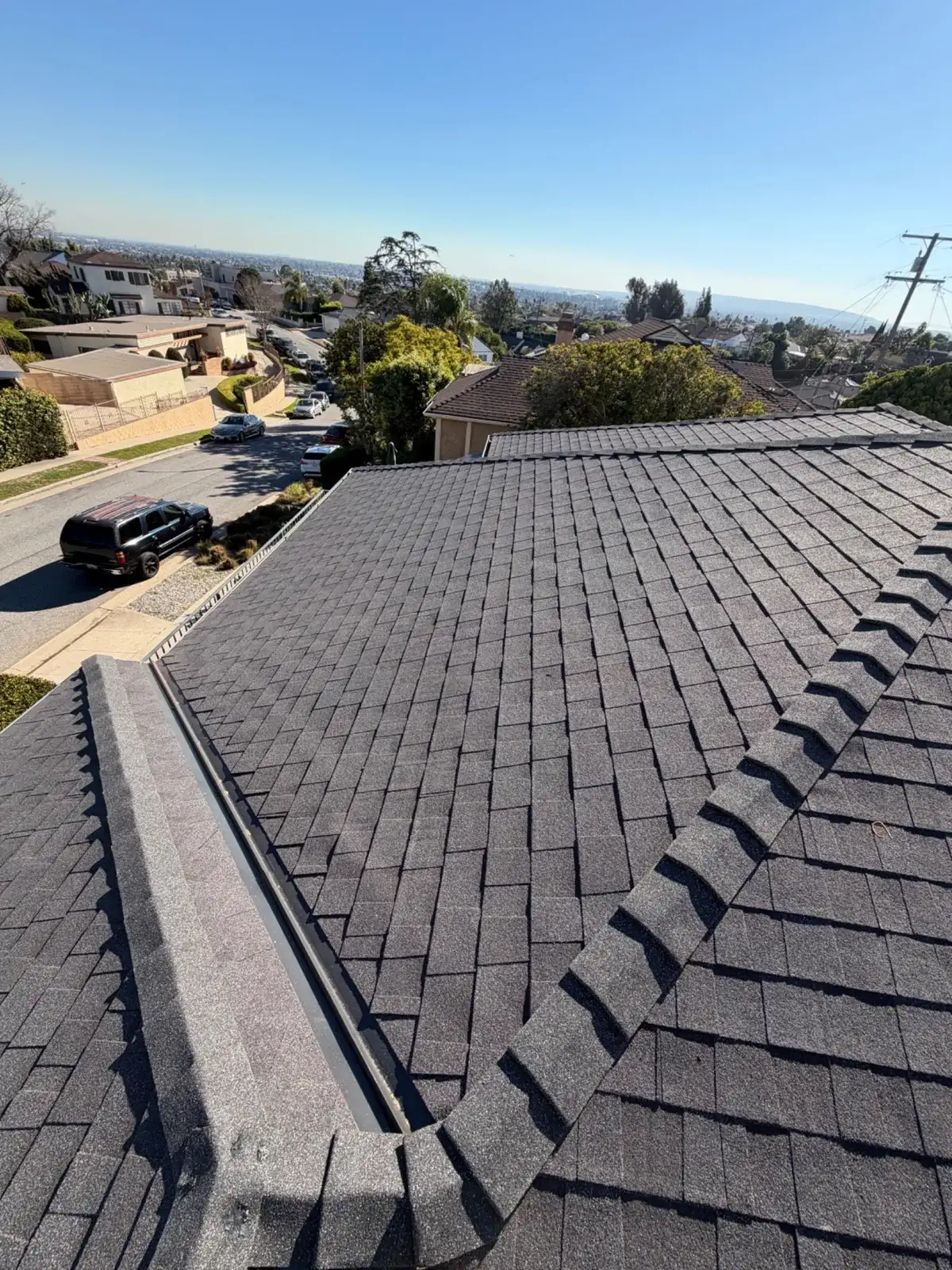 Finished residential roofing project in Los Angeles